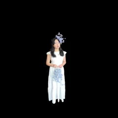 Blue Headpiece
