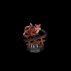 Japanese Nine-Tailed Fox Shrine Statue - Reconstructed with Seeget3D
