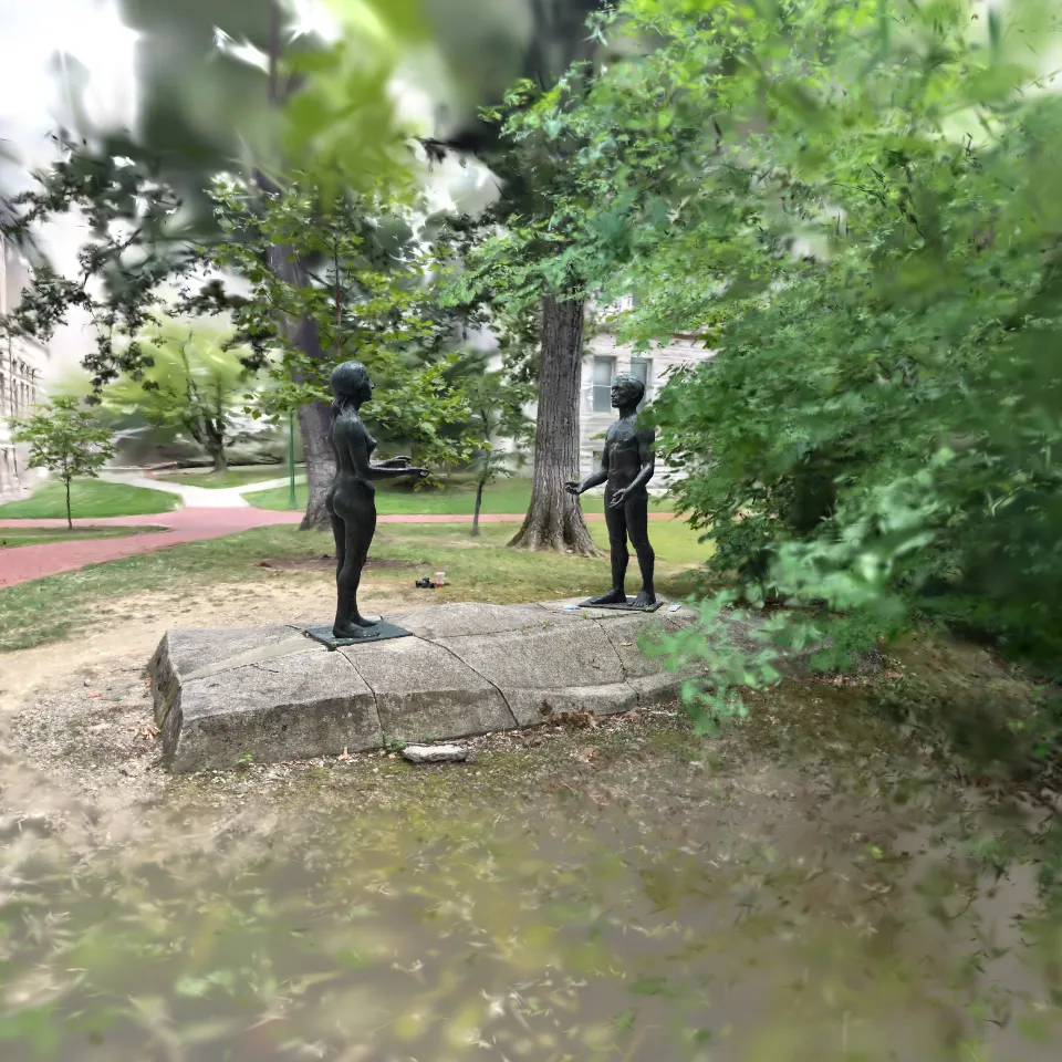 Adam and Eve Sculpture