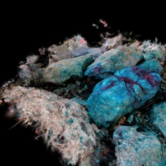 interesting stained rocks