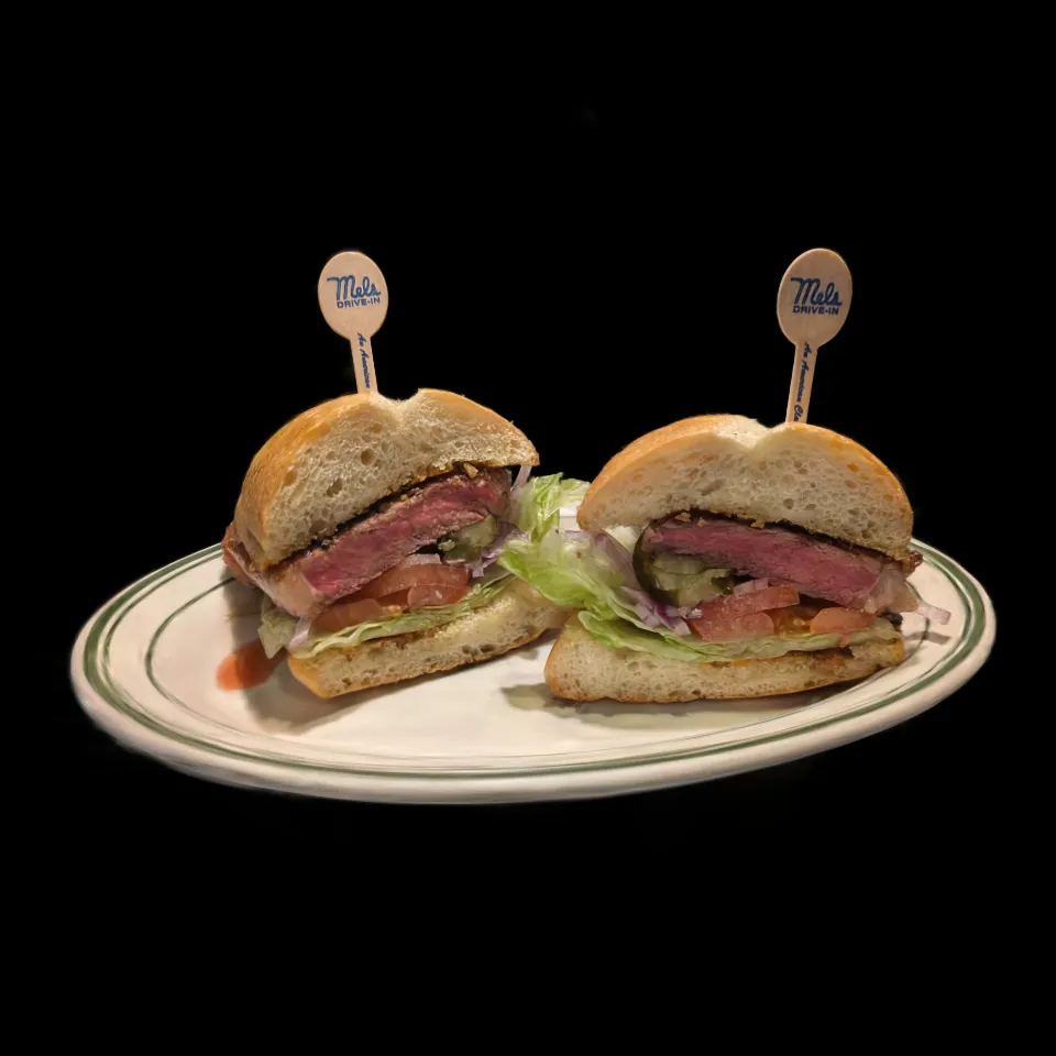 Steak Sandwich from Mel's Diner