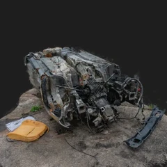 Upside-down wreck