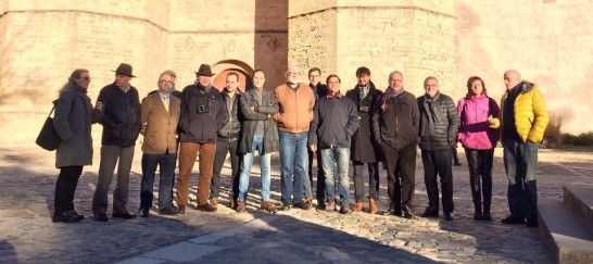 El grup Constitu&iuml;m, a la reuni&oacute; que va fer la setmana passada al monestir de Poblet.
