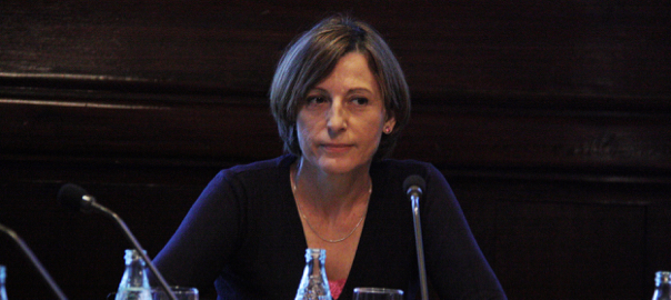 La presidenta del Parlament, Carme Forcadell