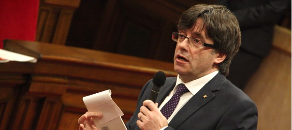 El president de la Generalitat, Carles Puigdemont.