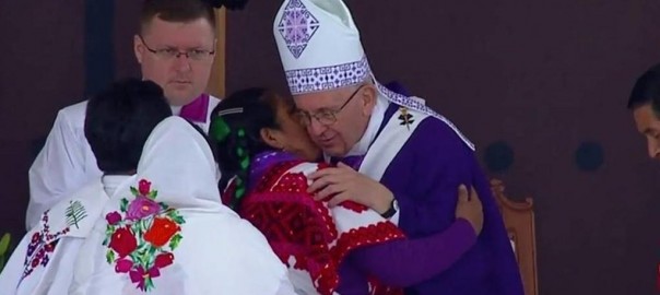 Papa Francesc indígenes mexicans
