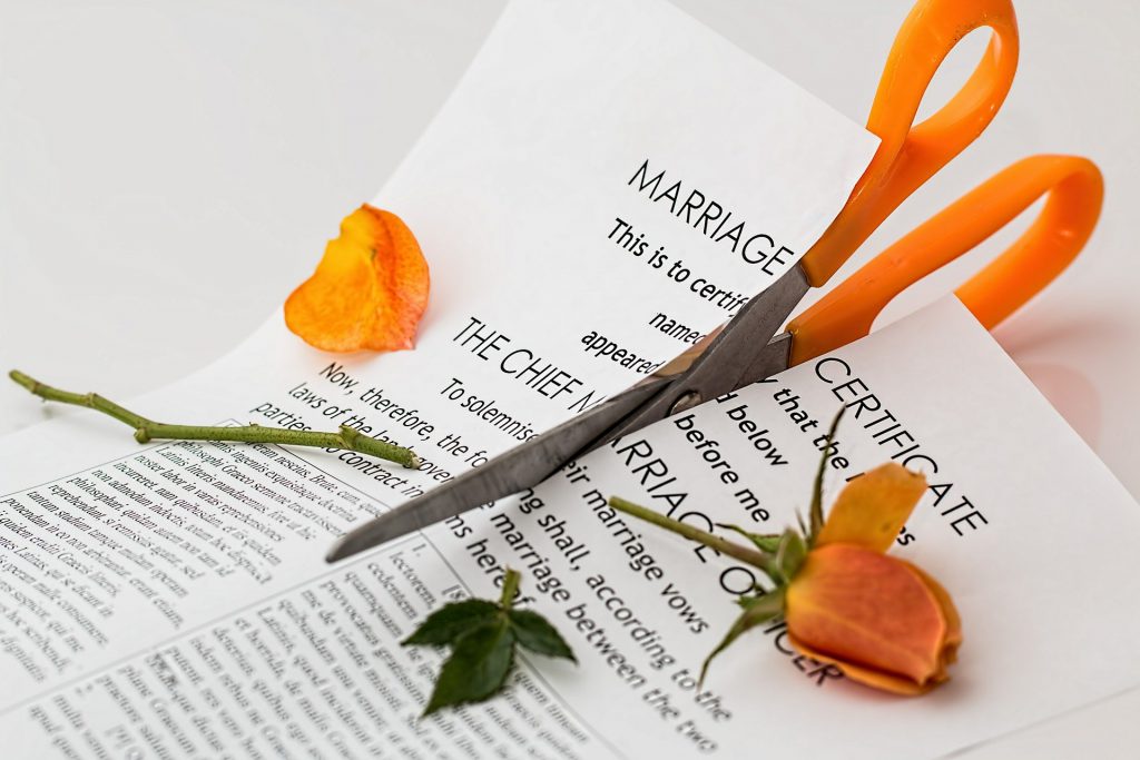 divorcio de pareja