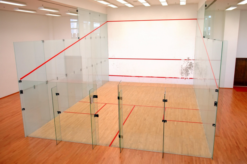 Cancha de squash cristal