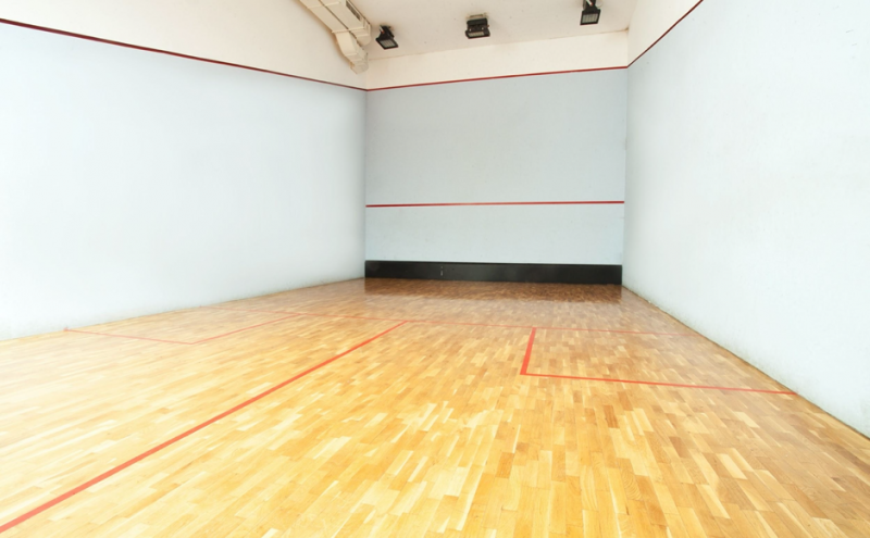 Pista de squash caja de saque
