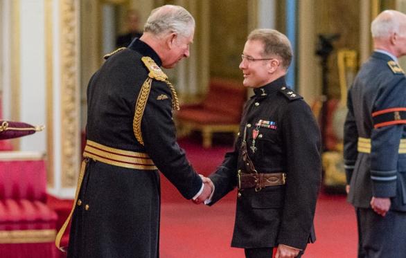 Col Anthony Lamb Awarded Mbe
