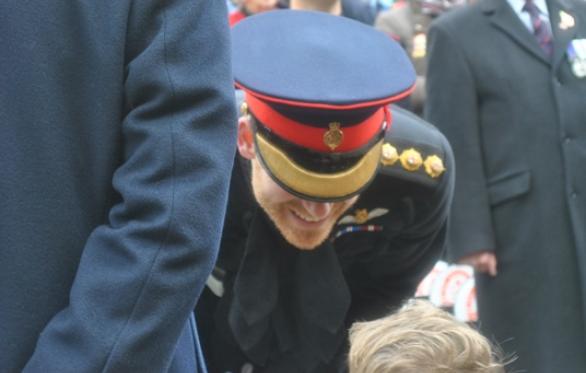 Prince Harry With Young Henry