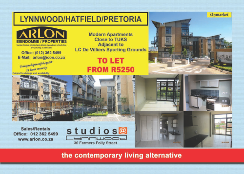 Apartment to rent Pretoria Apartment to rent Pretoria