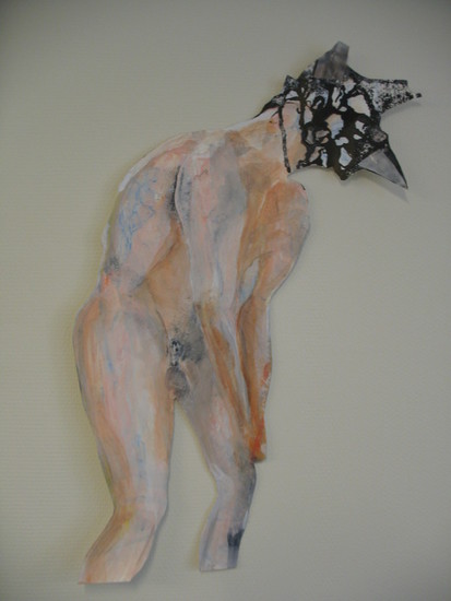 Figuren uit papier gesneden.