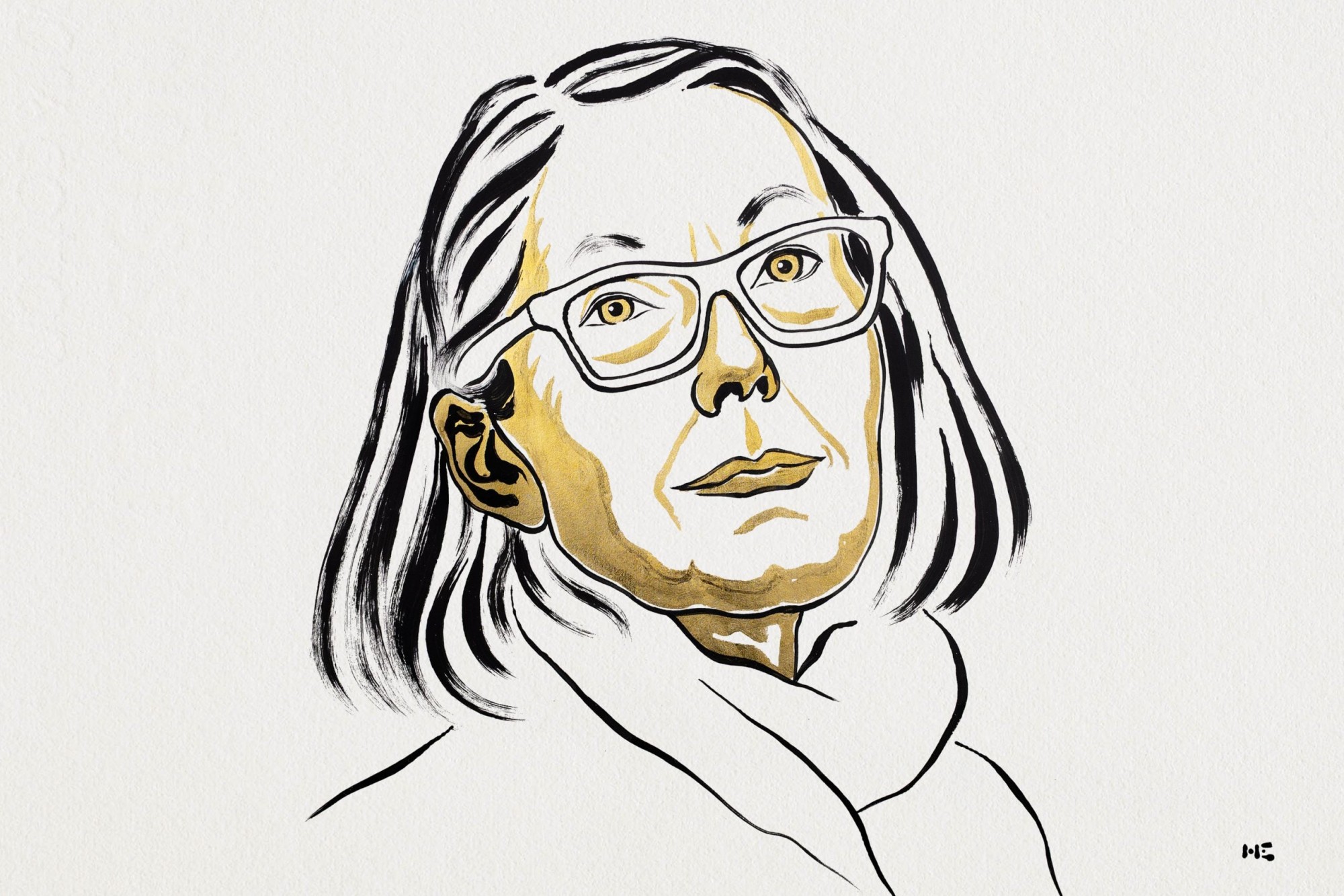 Illustration of Anne Carson