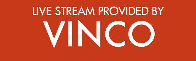 Live stream to be provided by Vinco