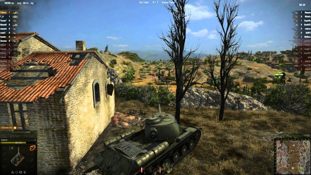 World of tanks gameplay