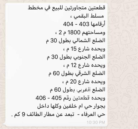 ورقة رياضي قطبي ارض للبيع في مخطط البيعه بالطائف Retailstreetaward It