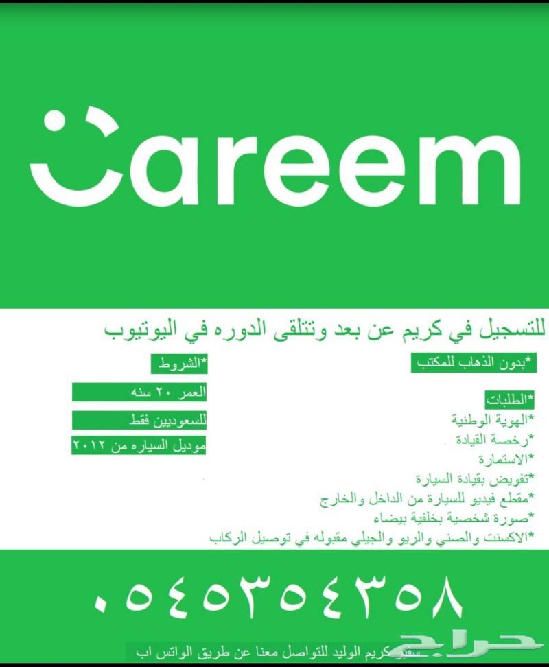 النترا في كريم بدون الذهاب للمكتب نهائيا