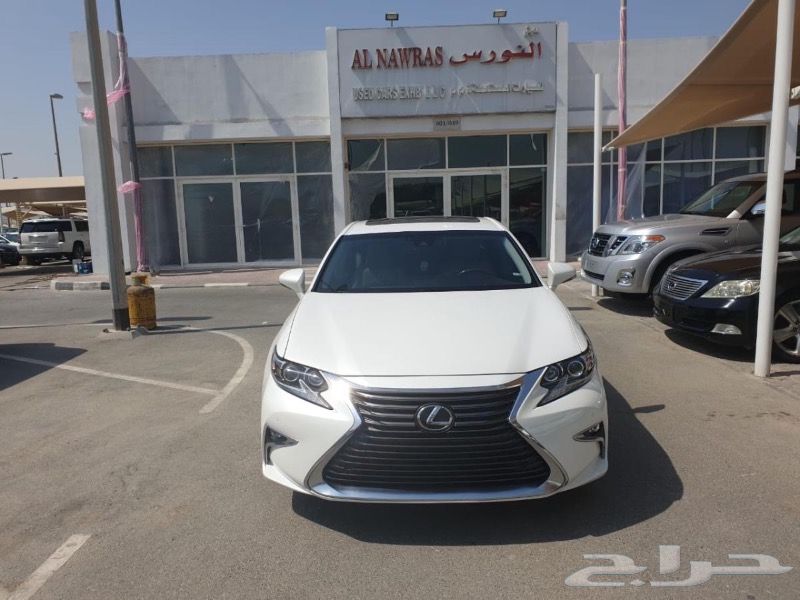 2016 لكزس ES350 فل أوبشن ابيض داخل هيليوس