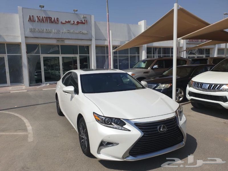 2016 لكزس ES350 فل أوبشن ابيض داخل هيليوس