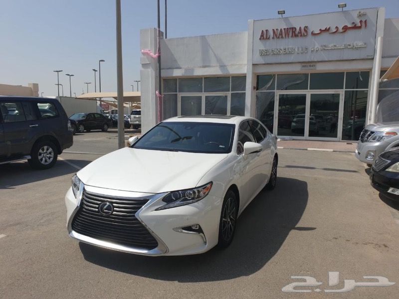 2016 لكزس ES350 فل أوبشن ابيض داخل هيليوس