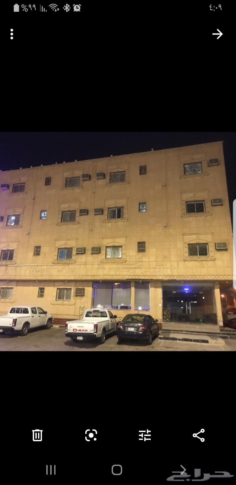حراج العقار عمارة شقق مفروشة للايجار بالرياض