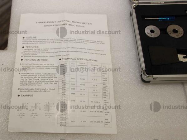 58#10001 FREUTEK SDM0064 Set di 3 micrometri interni a 3 punti in vendita - foto 22
