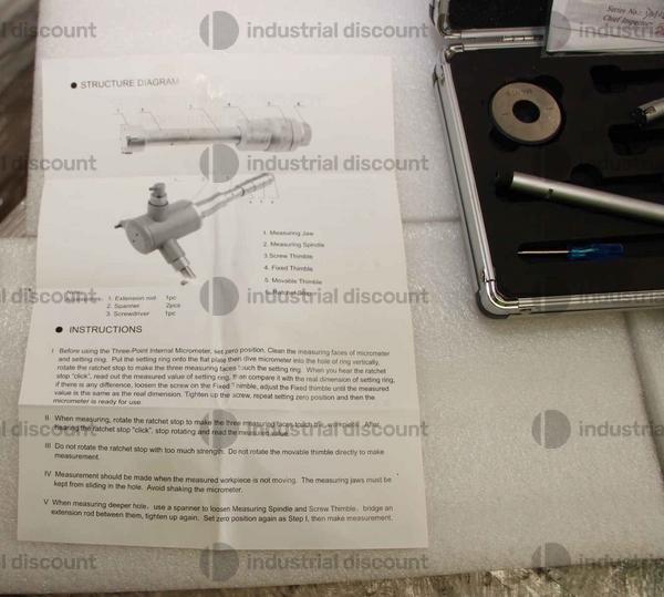 88#10001 FREUTEK SDM0065 Set di 2 micrometri interni a 3 punti in vendita - foto 18
