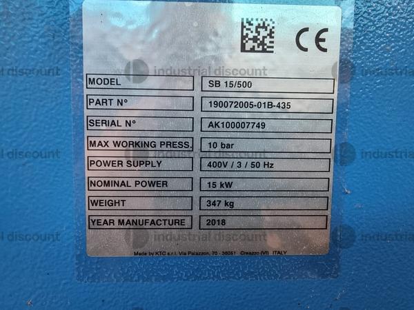 4#10028 Compressore KTC 15/500 in vendita - foto 2