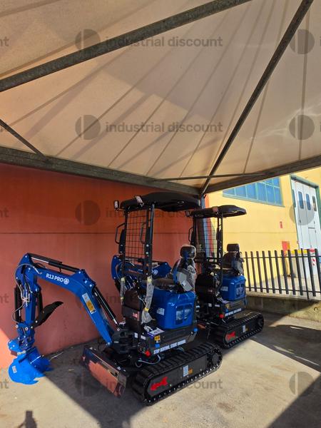 6#10028 Mini escavatore  Rippa R13 PRO motore Kubota in vendita - foto 3