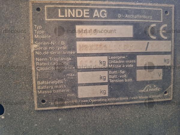 6#10037 Carrello elevatore Linde H40D in vendita - foto 7