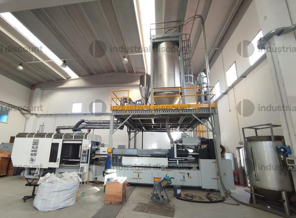 1#10039 Pressa iniezione Sacmi, stampo sacmi e robot di scarico Sytrama in vendita - foto 2