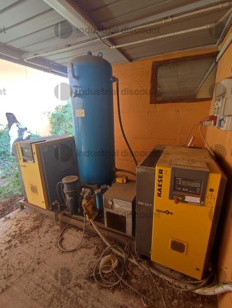 2#10039 Transpallet, Gruppo elettrogeno Elcos e  compressore Kaeser in vendita - foto 2