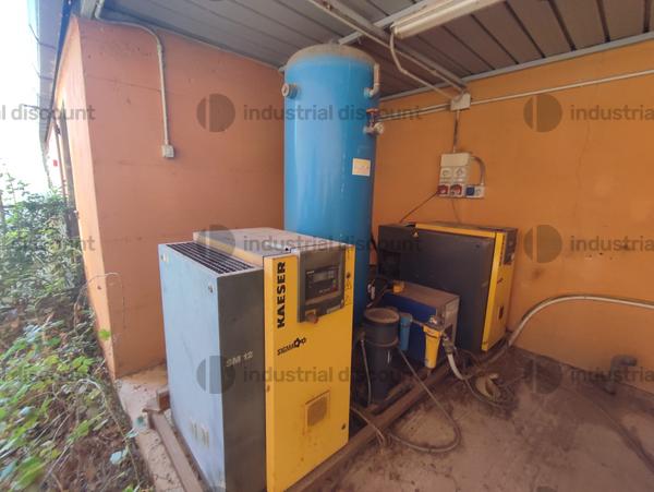2#10039 Transpallet, Gruppo elettrogeno Elcos e  compressore Kaeser in vendita - foto 5