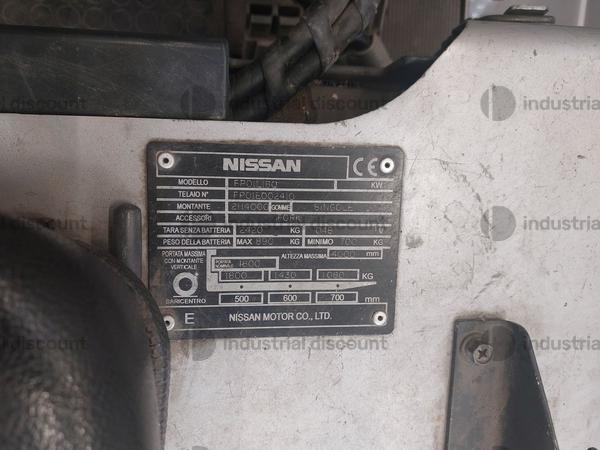 2#10041 Carrello elevatore elettrico Nissan in vendita - foto 4