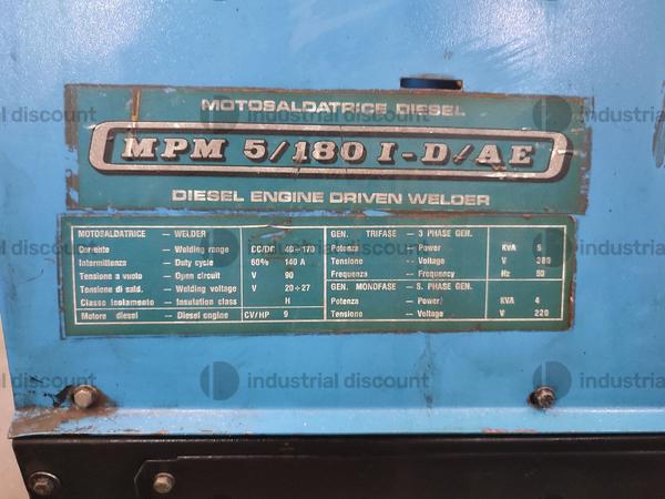 3#10078 Motosaldatrice-Generatore MPM in vendita - foto 2