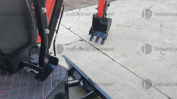 6#10091 Miniescavatore cingolato JPC HT 12 rosso in vendita - foto 4