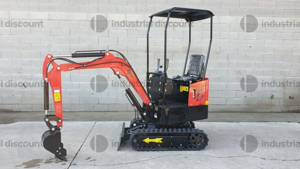 6#10091 Miniescavatore cingolato JPC HT 12 rosso in vendita - foto 6