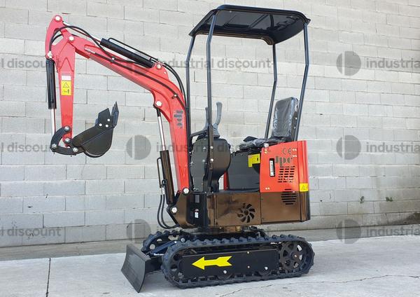 6#10091 Miniescavatore cingolato JPC HT 12 rosso in vendita - foto 7