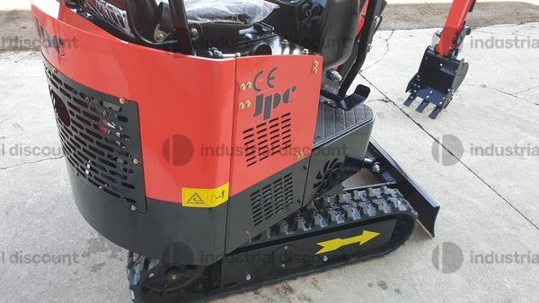 6#10091 Miniescavatore cingolato JPC HT 12 rosso in vendita - foto 11