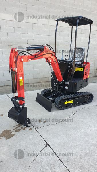 6#10091 Miniescavatore cingolato JPC HT 12 rosso in vendita - foto 12