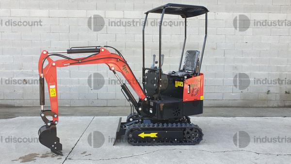 6#10091 Miniescavatore cingolato JPC HT 12 rosso in vendita - foto 13