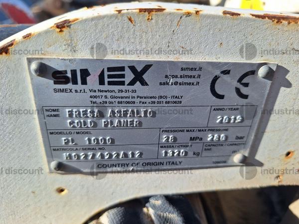6#10099 Fresa asfalto Simex PL1000 in vendita - foto 3