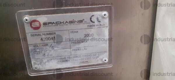 1#10123 Linea di etichettatura Epackaging Saturno 2T Full in vendita - foto 3
