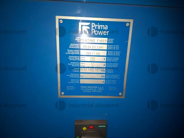 2#10167 Macchinario progetto Prima Power Platino Fiber in vendita - foto 5