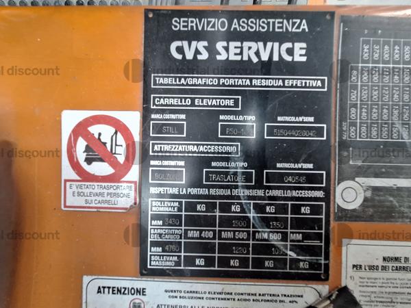 1#10169 Carrello elevatore STILL R 50-16 in vendita - foto 5