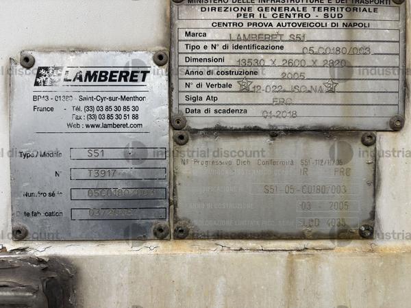 3#10195 Semirimorchio isotermico LAMBERET S51 in vendita - foto 2