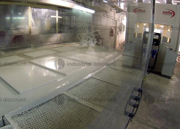 1#10226 Linea di verniciatura Cefla in vendita - foto 11