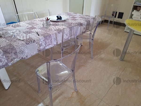 6#10254 Sedie in policarbonato trasparente in vendita - foto 2