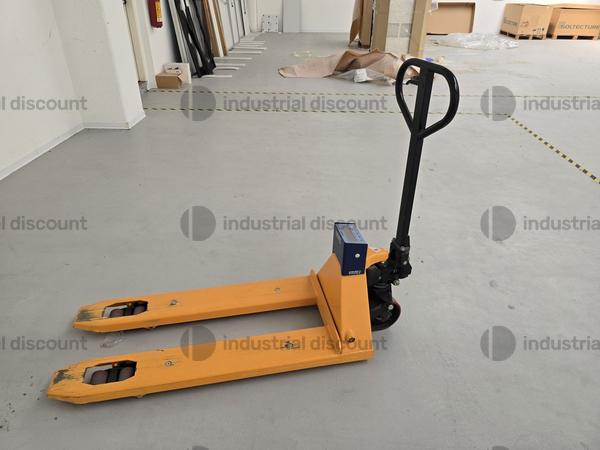 4#10268 Transpallet elettrici e manuali a forche lunghe e con bilancia in vendita - foto 7